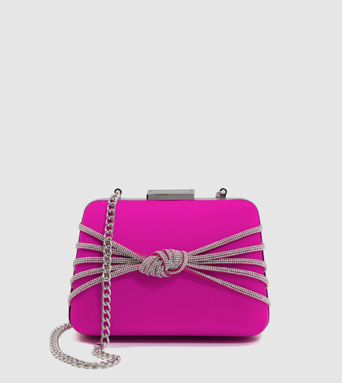 Dune London Pink Embellished Clutch Sling Bag - Image 2