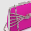 Dune London Pink Embellished Clutch Sling Bag