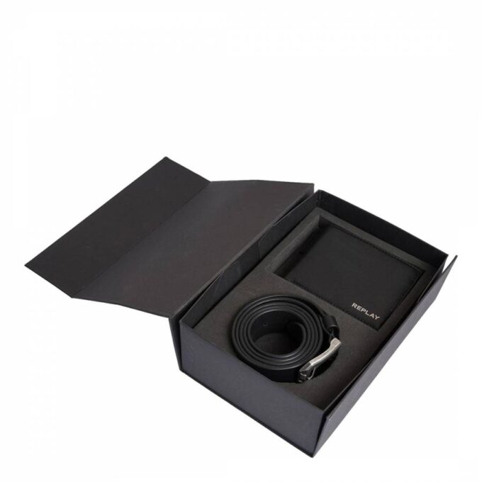 Replay Wallet & Belt Gift Set