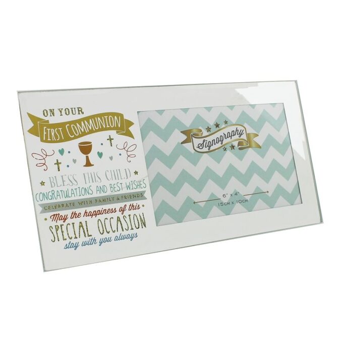 Signography Mirror Frame 6x4in First Communion