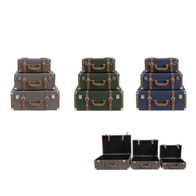 3 IN 1 LEONARDO COLLECTION SUITCASE - Image 2