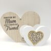 Crystalized Mum Wooden Frame