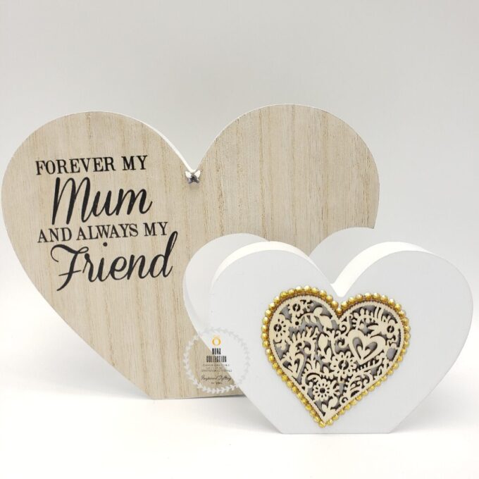 Crystalized Mum Wooden Frame