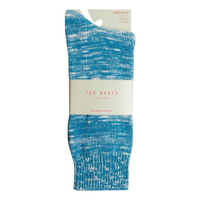 Ted Baker Blue Foggie Twisted Yarn Hiking Socks