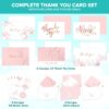 Rose Gold Thank You Cards - Image 2