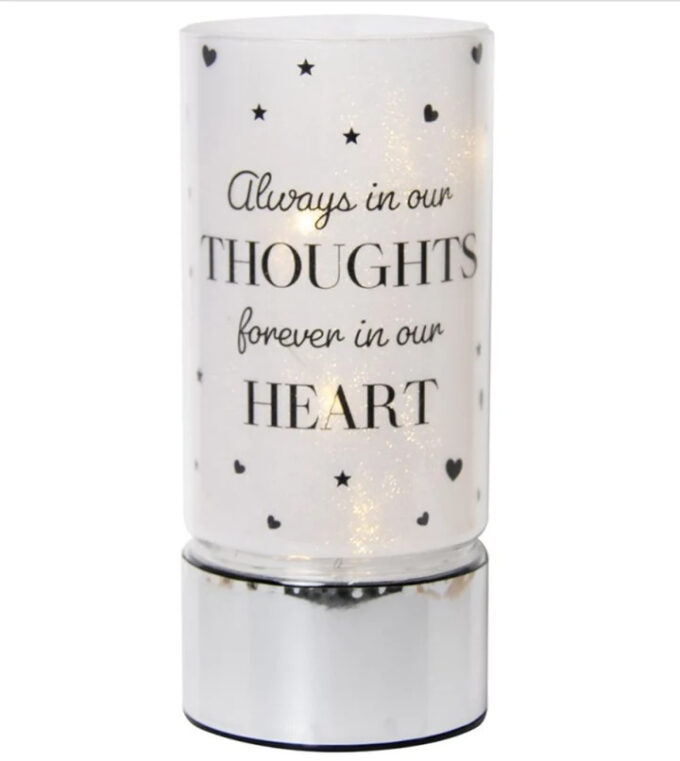 Thoughts Glitter Lamp