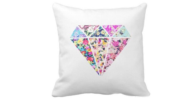 White Throw Pillow
