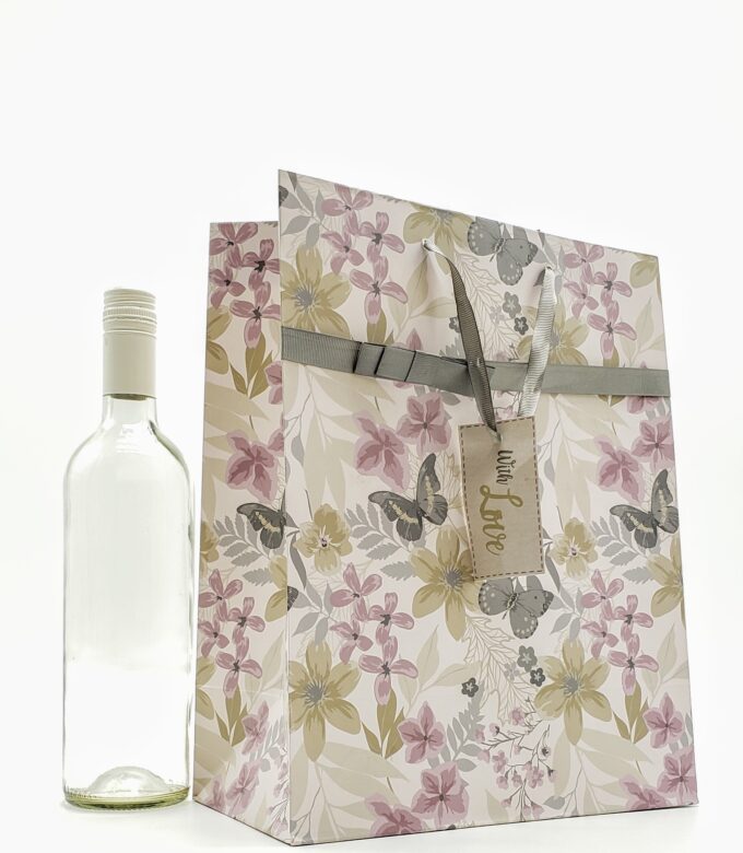 With Love Gift Bag Gray B/s