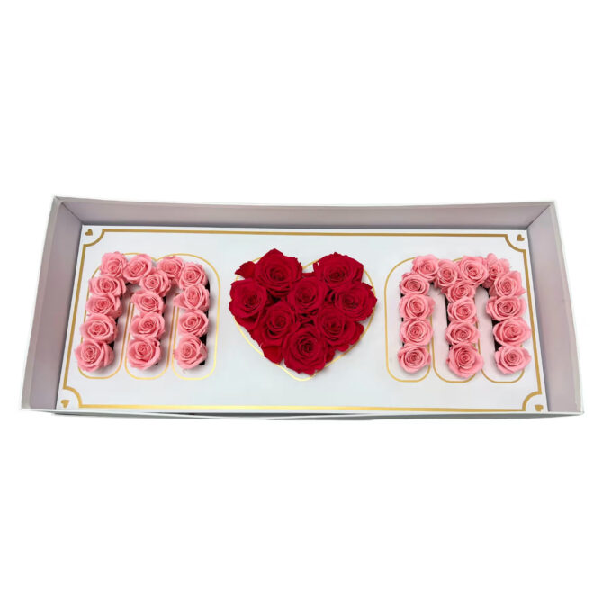 Mom Fresh Roses Gift Box