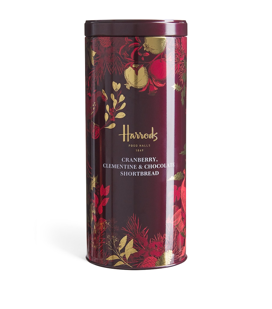 Harrods Milk Coated Cranberry, Clementine & Chocolate Chip Shortbread Biscuits 1 Harrods Milk Coated Cranberry, Clementine & Chocolate Chip Shortbread Biscuits