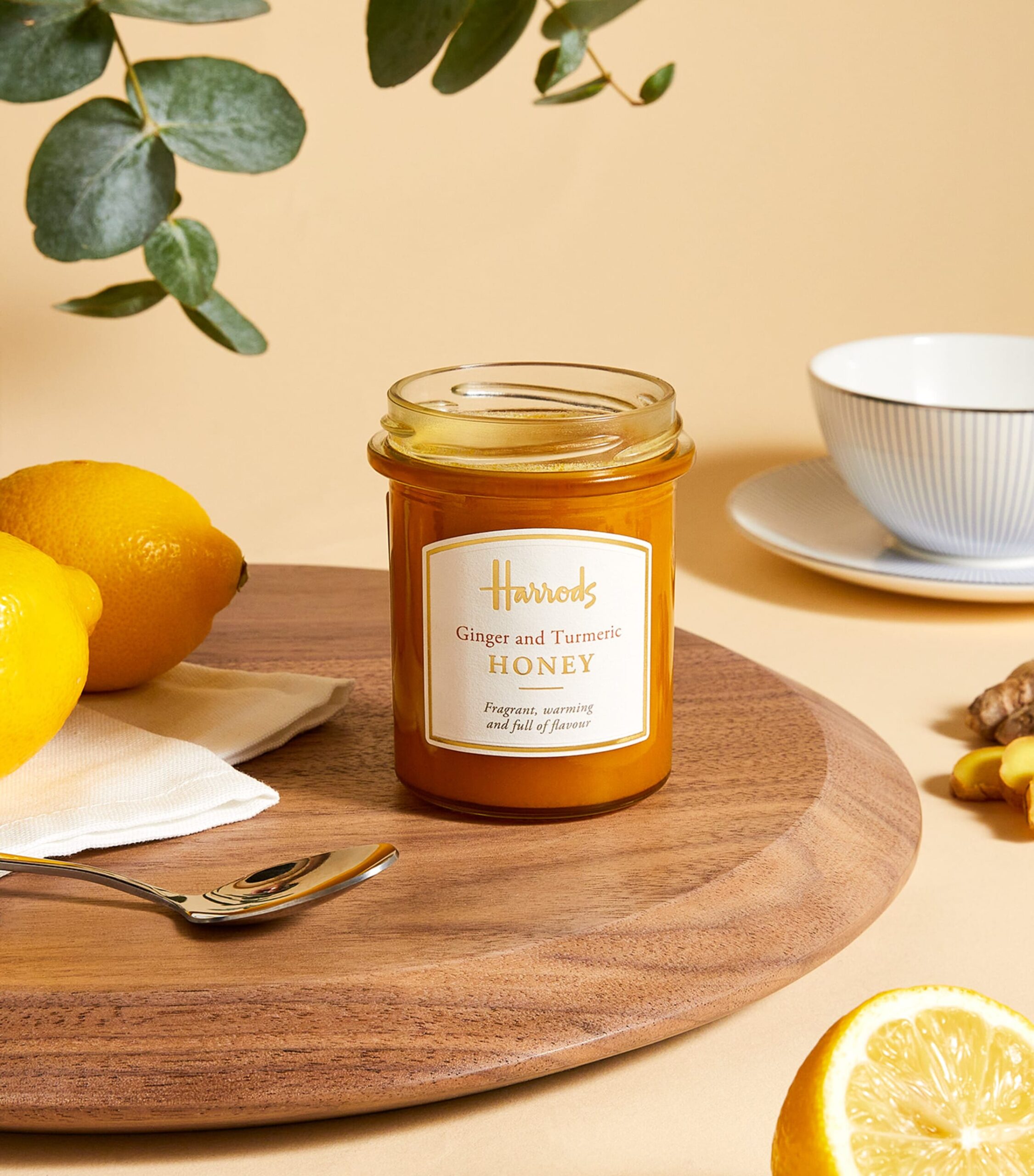 Harrods Ginger Turmeric Honey 250g 1 Harrods Ginger Turmeric Honey 250g