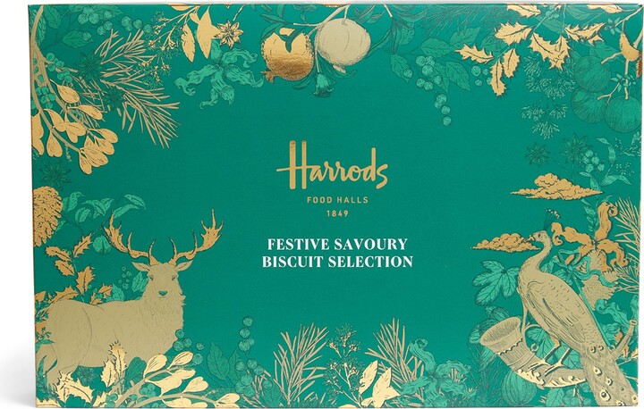 Harrods Savoury Biscuit Selection 180g 1 Harrods Savoury Biscuit Selection 180g